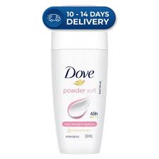 Dove Women 48HR Powder Soft Roll On Antiperspirant Deodorant 50mL -(Extended Dispatch)