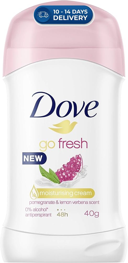 Dove Women Antiperspirant Stick Deodorant Go Fresh Pomegranate 40g -(Extended Dispatch)