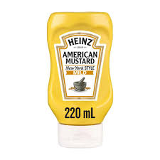 Heinz American Mustard For Sausages & Hot Dogs 220mL