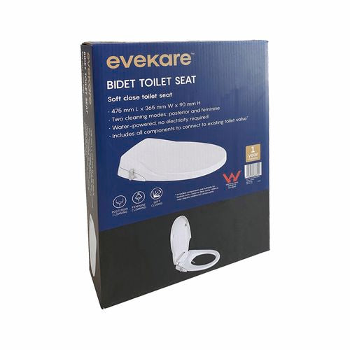 Evekare Water Powered Bidet Toilet Seat
