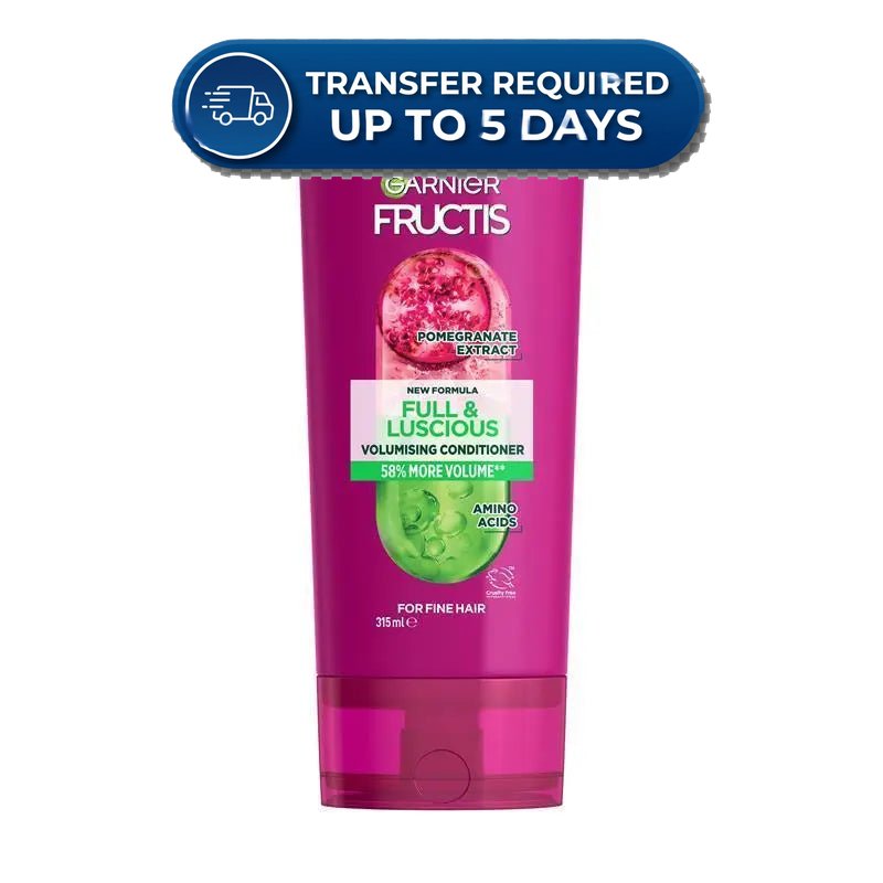 Garnier Fructis Full & Luscious Conditioner 315mL -(Extended Dispatch)