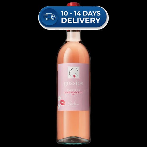 Wine Gossips Sweet Lips Pink Moscato 750ml -(Extended Dispatch)