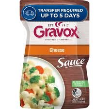 Gravox Cheese Liquid Sauce Pouch 165g -(Extended Dispatch)