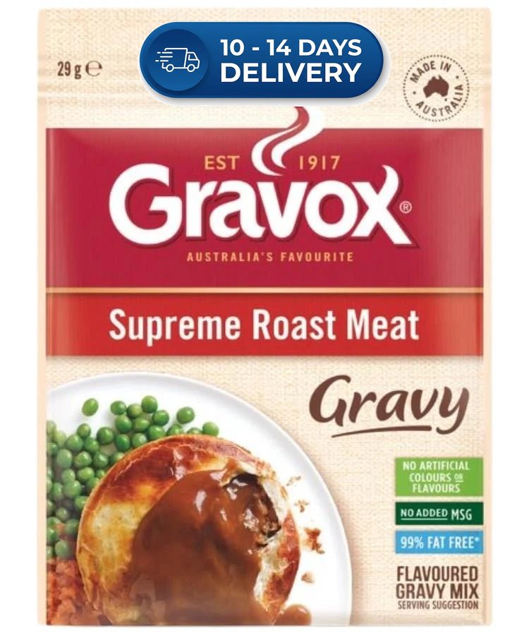 Gravox Sachet Gravy Mix Supreme Roast Meat 29g -(Extended Dispatch)