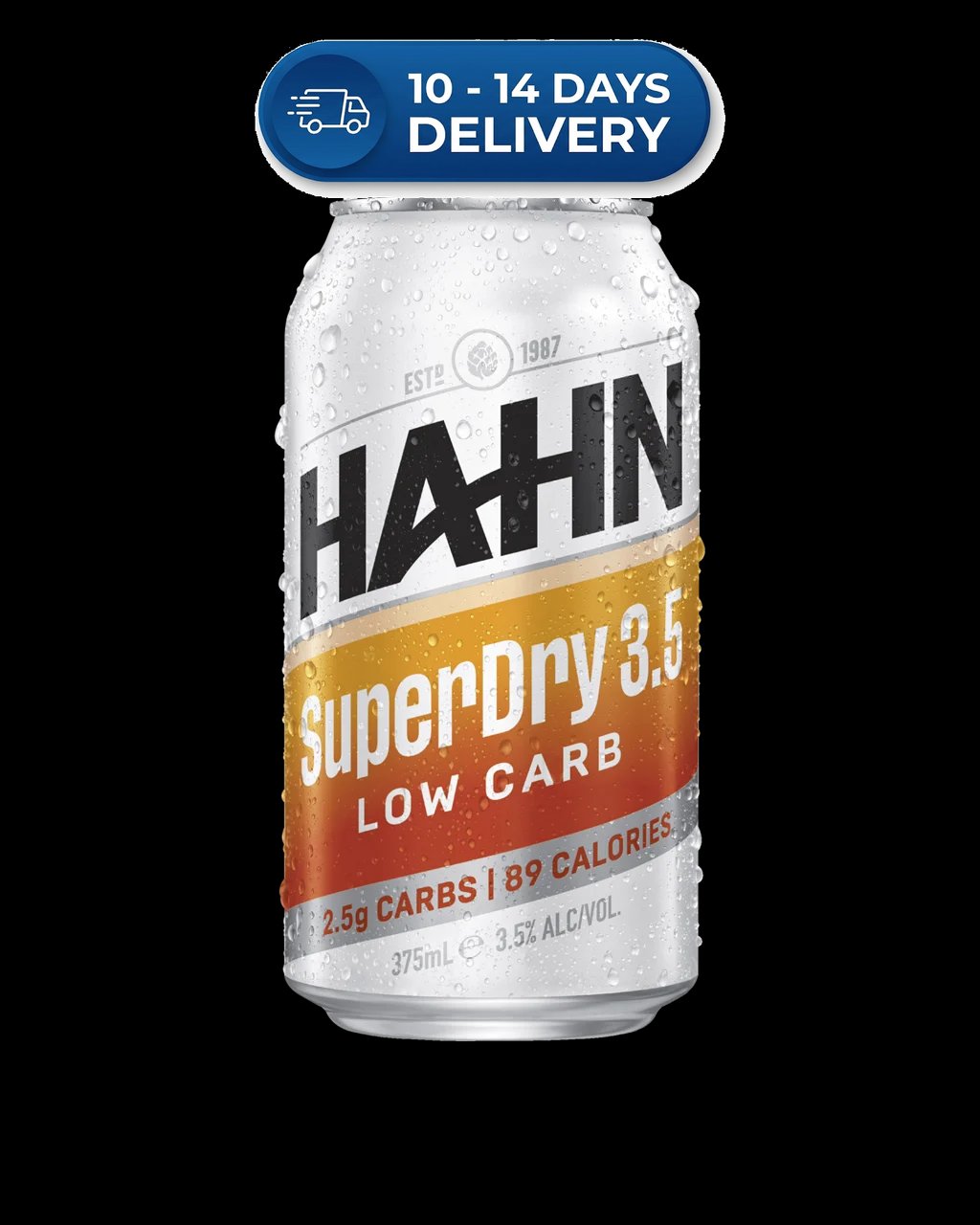 Hahn Super Dry 3.5% 30 Block Cans 375ml -(Extended Dispatch)