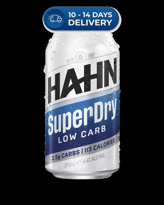 Hahn Super Dry Lager Cans 375ml -(Extended Dispatch)