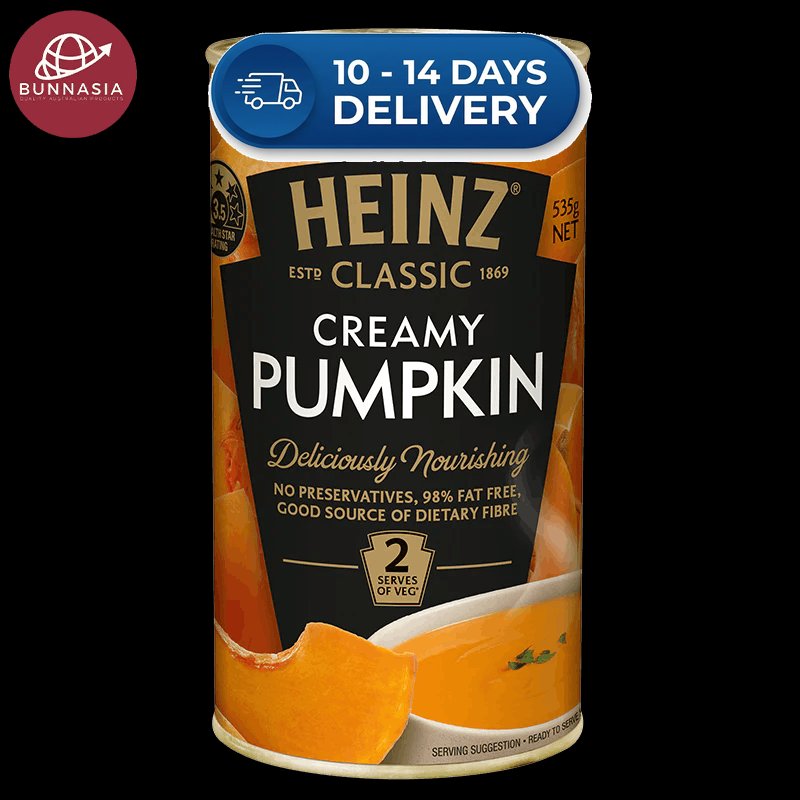 Heinz Classic Creamy Pumpkin Soup Can 535g -(Extended Dispatch)