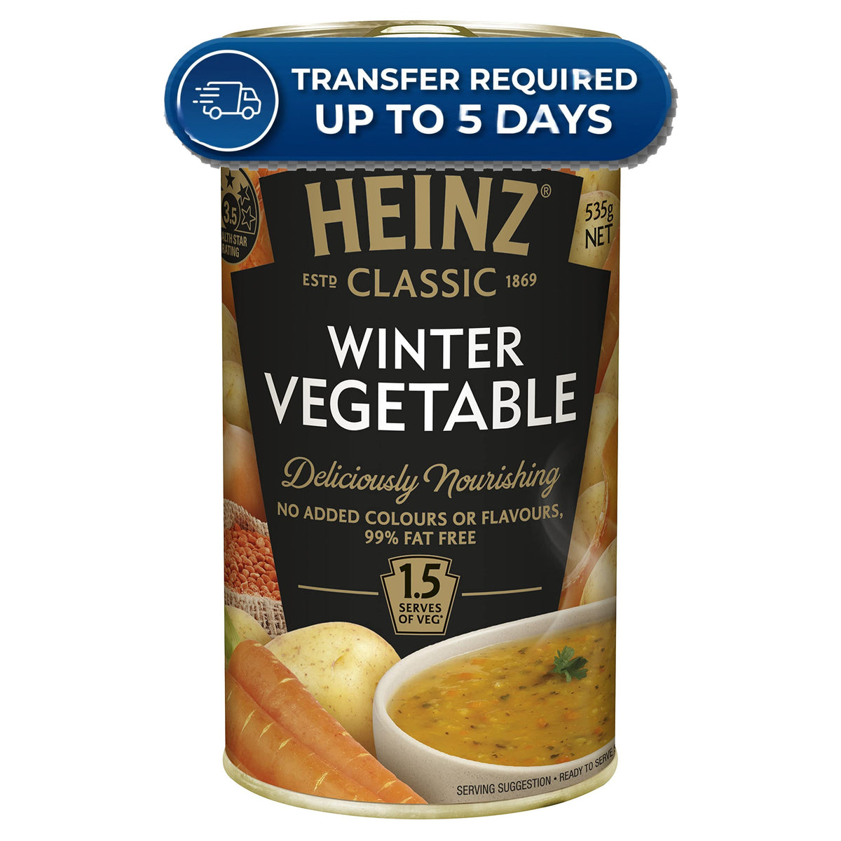 Heinz Soup Classic Winter Vegetable 535g -(Extended Dispatch)