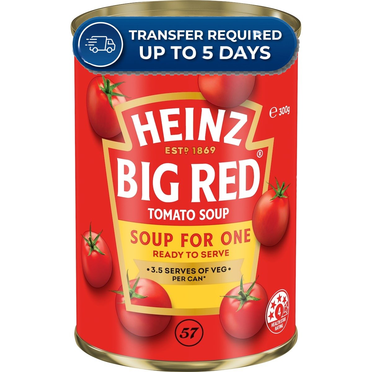 Heinz Soup Big Red Tomato 300g -(Extended Dispatch)