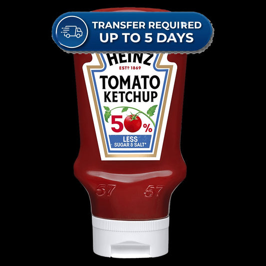 Heinz Tomato Ketchup 50% Less Sugar & Salt 500ml -(Extended Dispatch)
