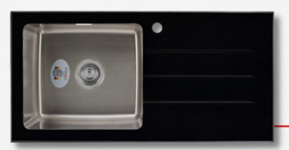 Hafele Sink Glass 1000x500x208 (567.23.30201)