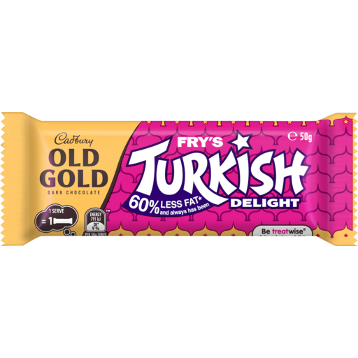 Cadbury Turkish Delight Dark Chocolate Bar | 50g