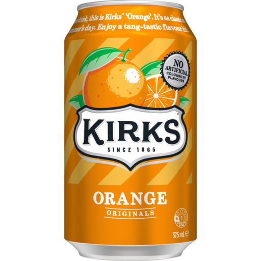 Kirks Orange Sugar 375ml