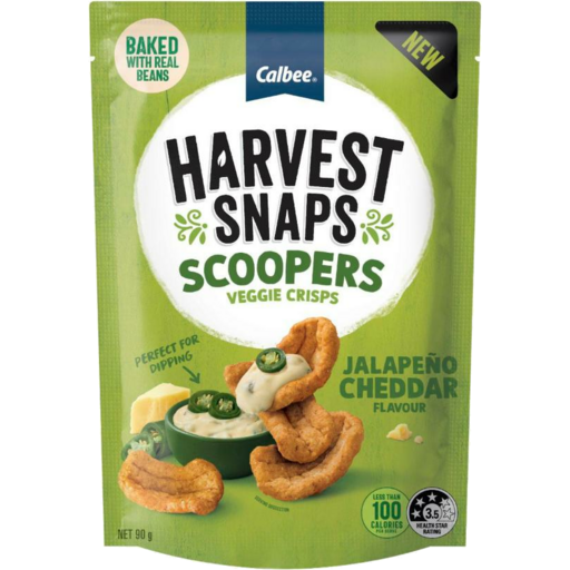 Harvest Snaps Scoopers Jalapeno & Cheddar | 90g