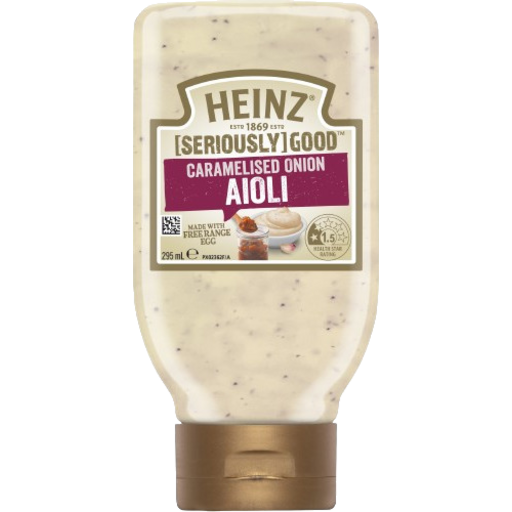 Heinz Seriously Good Caramelised Onion Aioli 295mL