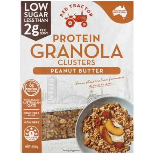 Red Tractor Protein Granola Peanut Butter 450g