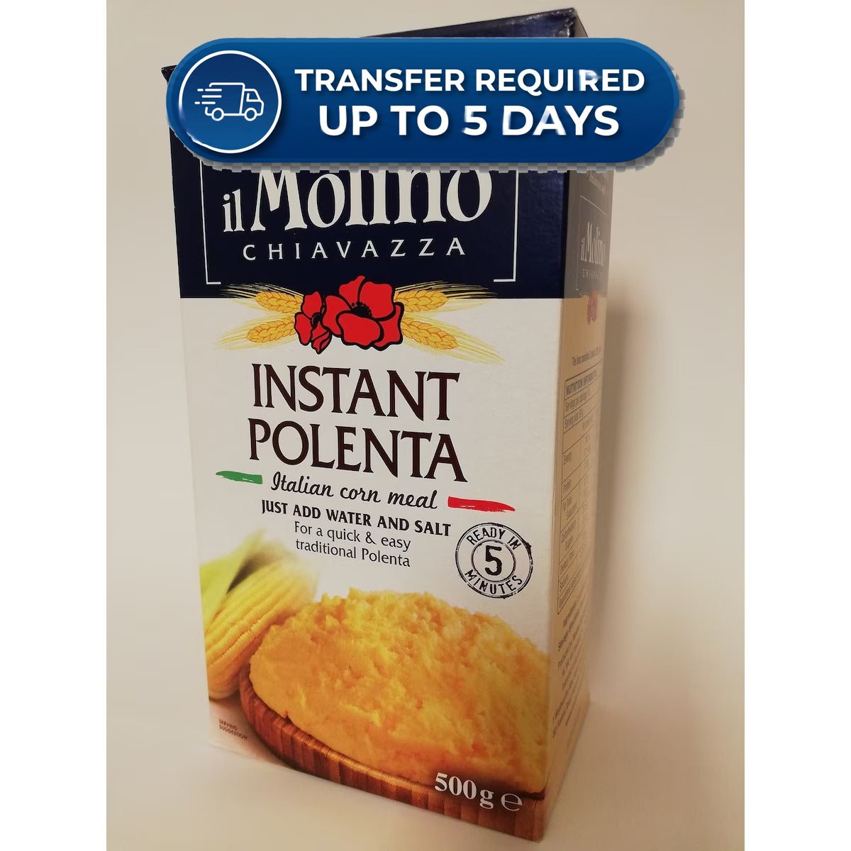 IL Molino Instant Polenta Corn Meal 500g -(Extended Dispatch)