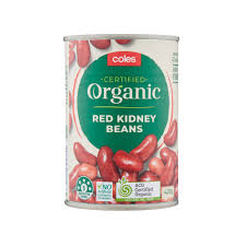 Coles Organic Red Kidney Beans 420g