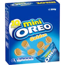 Oreo Mini Golden Cookies Multipack 10 pack