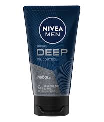 Nivea Men Deep Anti Blackhead Face Scrub With Charcoal 75mL