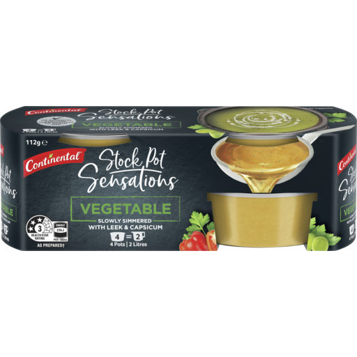 Continental Stock Pot Sensations Vegetable 4 pack