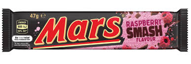 Mars Raspberry Smash Flavoured Chocolate Bar 47g