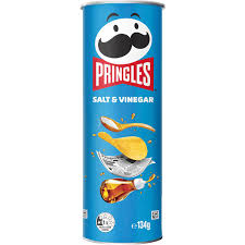 Pringles Salt & Vinegar Flavour Potato Chips 134g