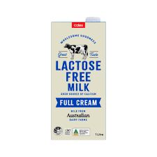 Coles Lactose Free Long Life Full Cream Milk  1L