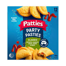 Patties Frozen Party Pasties 12 Pack | 500g