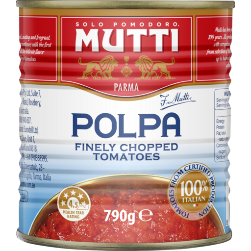 Mutti Polpa Tomatoes  790g