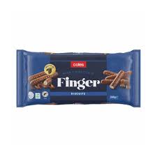 On sale this week - Coles Biscuits Chocolate Fingers 200g