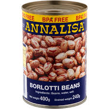 Carmelina Borlotti Beans  400g