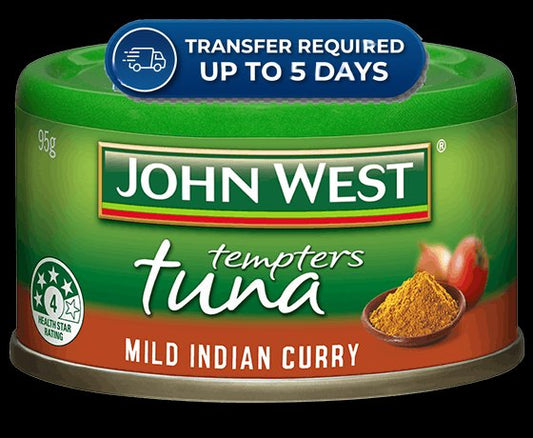 John West Tuna Tempters Mild Indian Curry 95g -(Extended Dispatch)