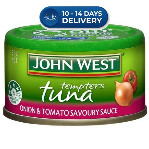 John West Tuna Tempters Onion & Tomato Savoury Sauce 95g -(Extended Dispatch)