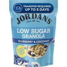 Jordans Dorset Ryvita Jordans Low Sugar Granola Blueberry & Coconut 500g  *** -(Extended Dispatch)