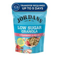 Jordans Low Sugar Granola Strawberry & Seeds 500g *** -(Extended Dispatch)