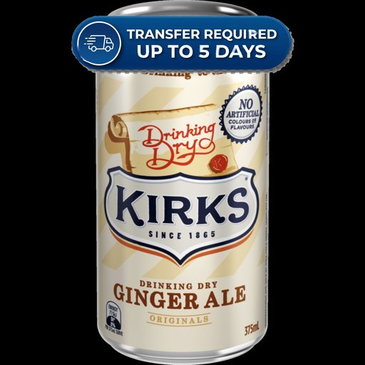 Kirks Ginger Ale 375ml -(Extended Dispatch)