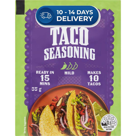 La Mesita Taco Seasoning Mild 35g -(Extended Dispatch)