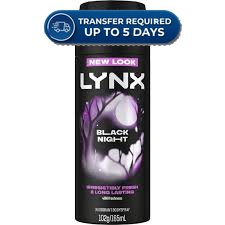 LYNX Deodorant Body Spray Black Night 48h 165mL -(Extended Dispatch)