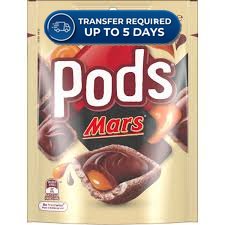 Pods Mars Chocolate Snack & Share Party Bag 160g -(Extended Dispatch)