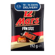 Mars Chocolate Fun Size Share Bag 12 Pieces | 192g -(Extended Dispatch)