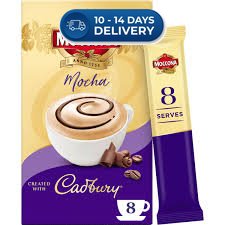 Moccona Cadbury Coffee Sachets Mocha Sachets 8 pack 132g -(Extended Dispatch)