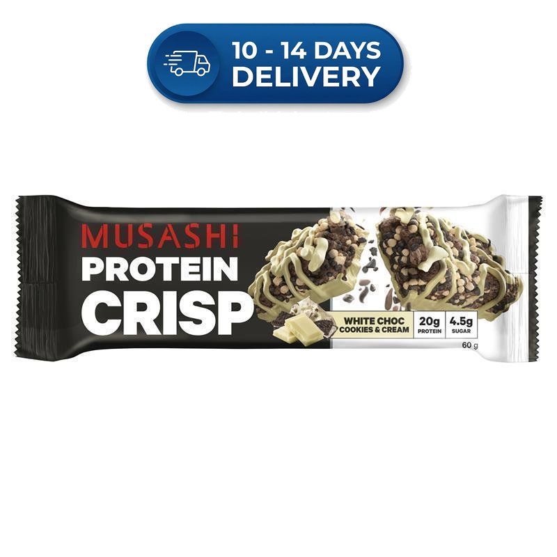 Musashi Shred & Burn Bar Choc Cookies & Cream 60g -(Extended Dispatch)