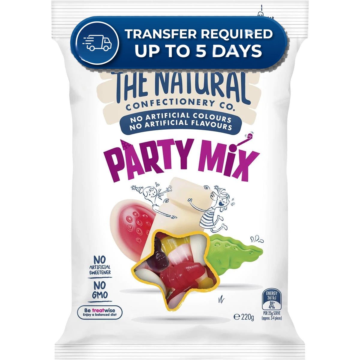 Natural Confectionery Party Mix 220g -(Extended Dispatch)