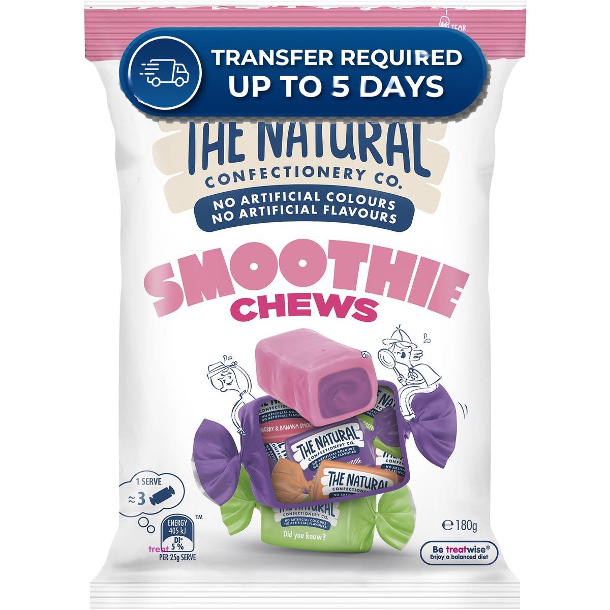 Natural Confectionery Smoothie Chews 180g -(Extended Dispatch)