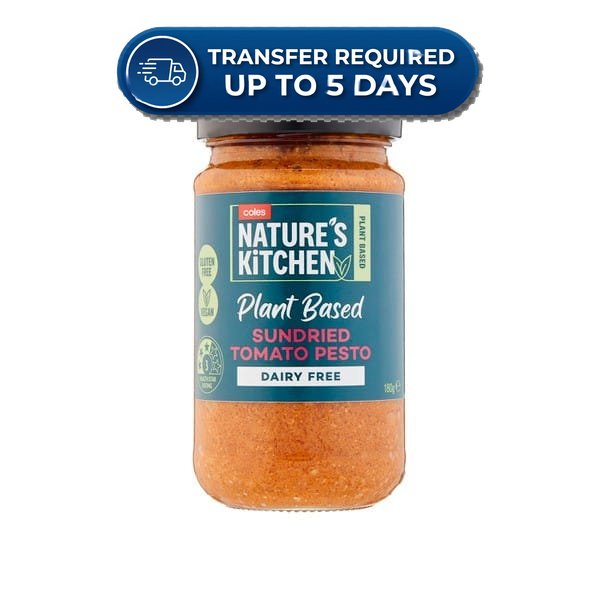 Coles Nature's Kitchen Pesto Sundried Tomato 180g -(Extended Dispatch)