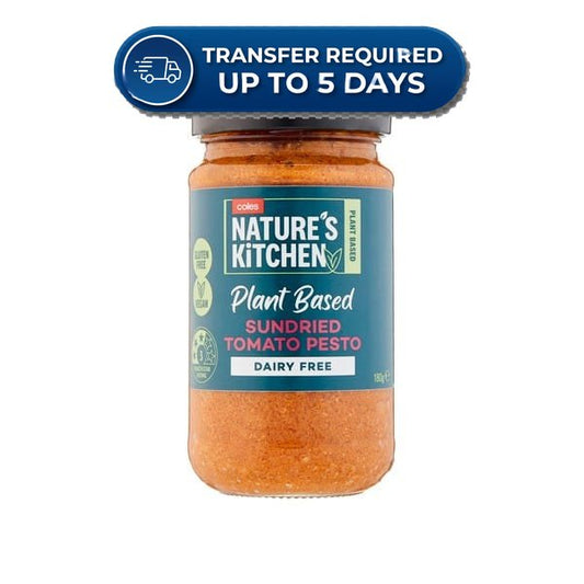 Coles Nature's Kitchen Pesto Sundried Tomato 180g -(Extended Dispatch)