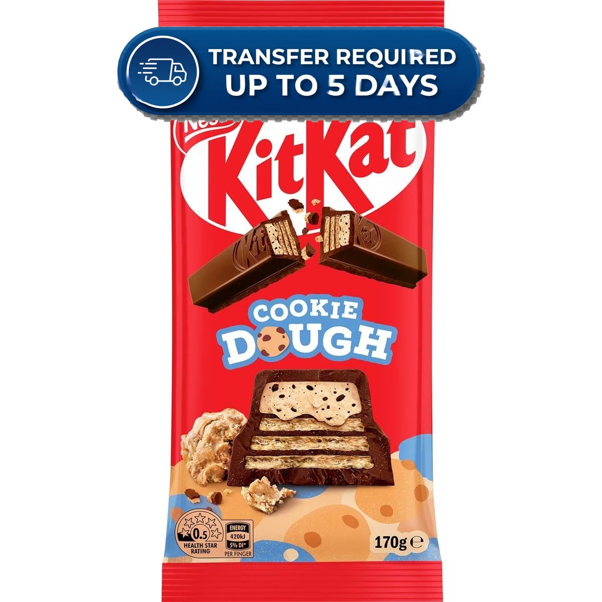 Nestle Block KitKat Cookie Dough 170g -(Extended Dispatch)