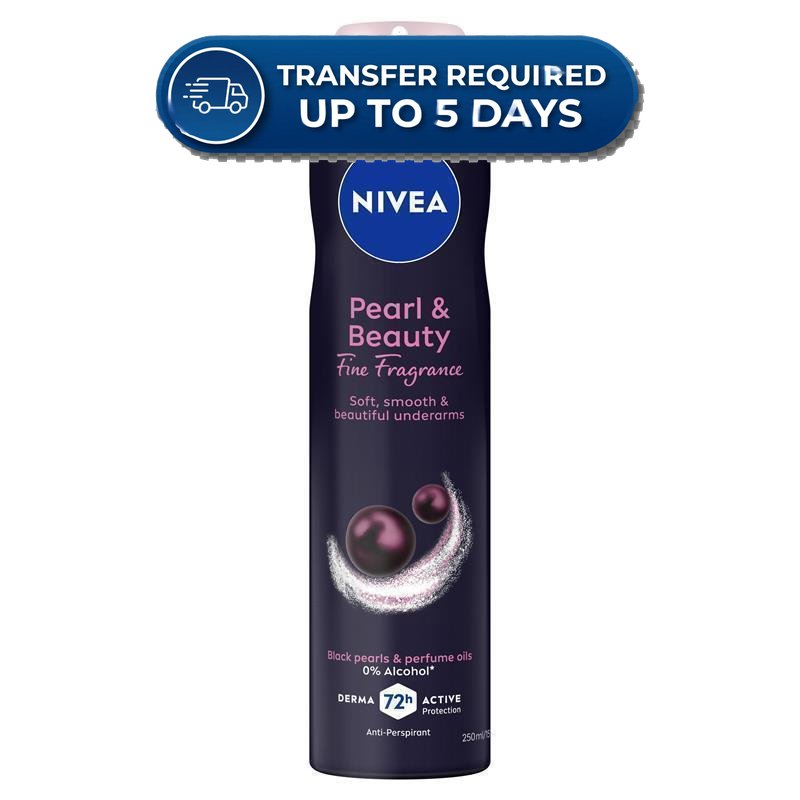 Nivea Deo Aero Female Pearl And Beauty Fine Fragrance Black Pearls 250mL -(Extended Dispatch)