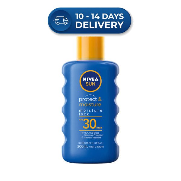 Nivea Sun Protect & Moisture SPF30+ Sunscreen Spray 200ml -(Extended Dispatch)